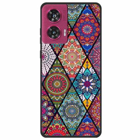 Hülle Motorola Edge 50 Fusion Handyhülle Mandala-blume