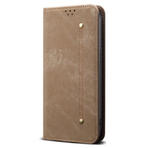 Flip Case Xiaomi 15t Pro Denim-stoff