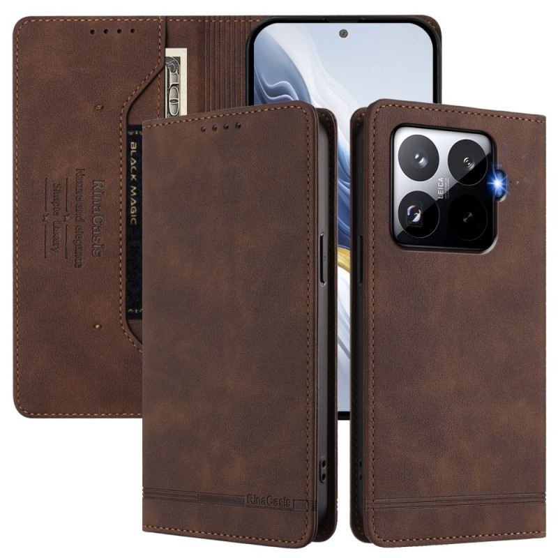 Flip Case Xiaomi 15t Pro Rfid-blockierung