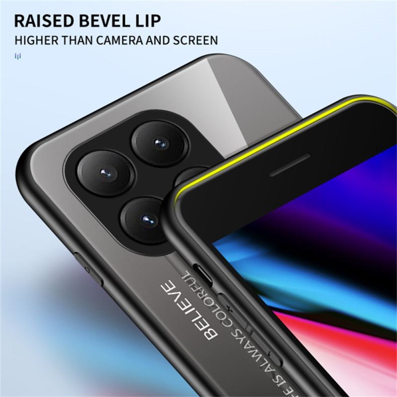 Hülle Für Xiaomi 15t Pro Gehärtetes Glas Mit Hello-muster