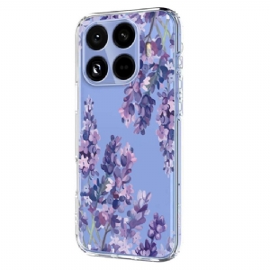 Hülle Für Xiaomi 15t Pro Transparentes Blumenmuster