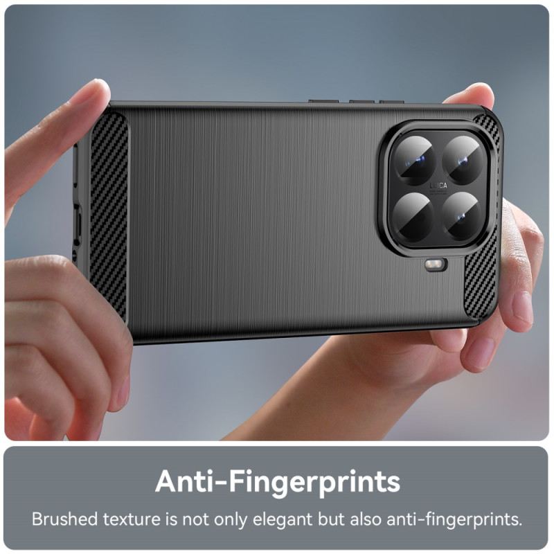 Hülle Xiaomi 15t Pro Handyhülle Gebürstete Carbonfaser