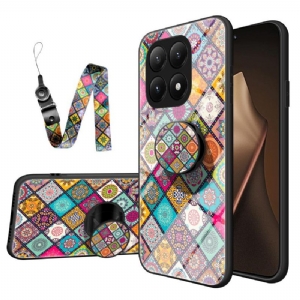 Hülle Xiaomi 15t Pro Patchwork-halterung Und Band