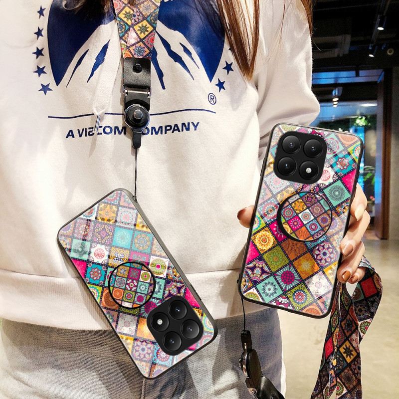 Hülle Xiaomi 15t Pro Patchwork-halterung Und Band