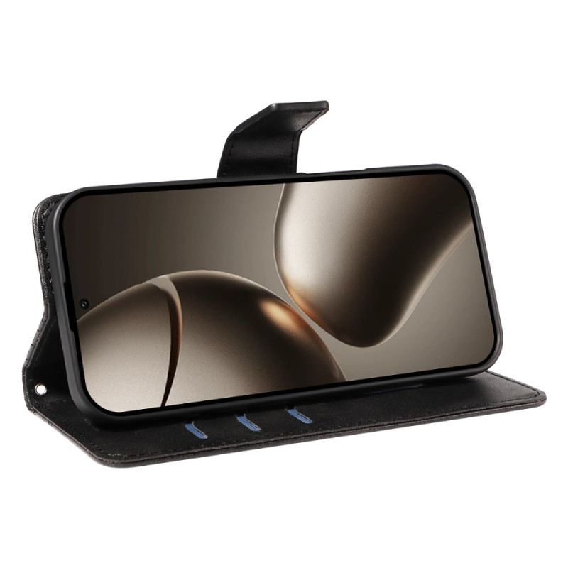 Lederhüllen Für Xiaomi 15t Pro Fries Mit Diamanten