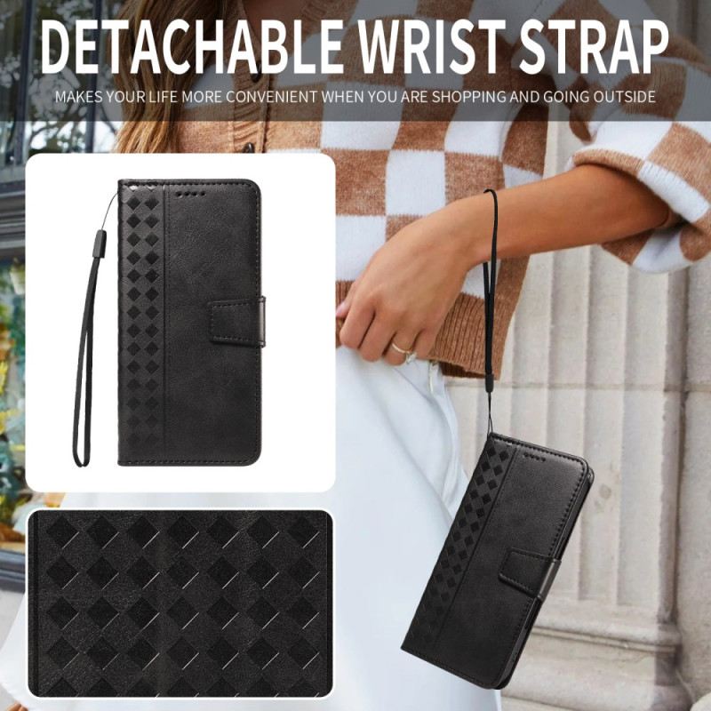 Lederhüllen Für Xiaomi 15t Pro Fries Mit Diamanten