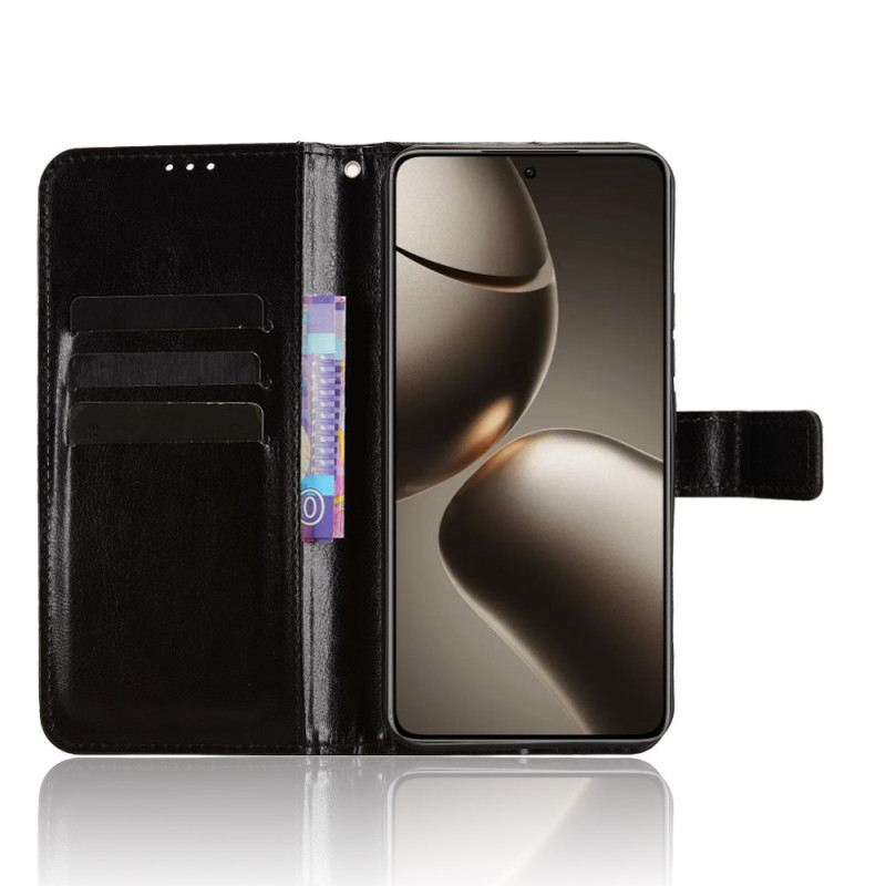 Lederhüllen Für Xiaomi 15t Pro Glitzerndes Kunstleder