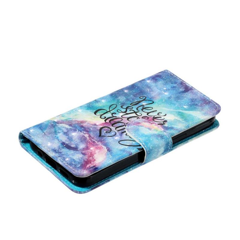 Lederhüllen Für Xiaomi 15t Pro Hör Niemals Auf Zu Träumen – Mit Strap