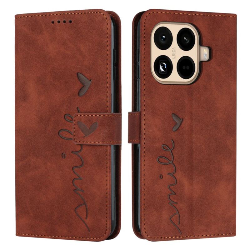 Lederhüllen Für Xiaomi 15t Pro Lächeln