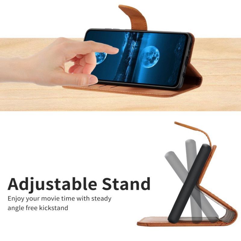 Lederhüllen Für Xiaomi 15t Pro Streifenmuster