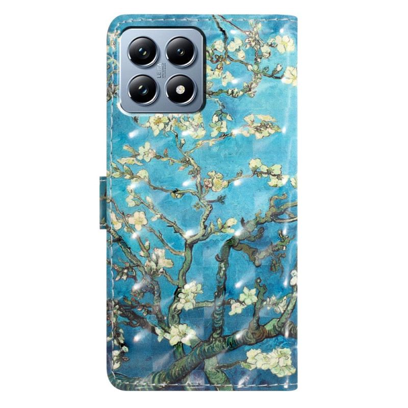 Lederhüllen Xiaomi 15t Pro Aprikosenbaum Mit Blüten