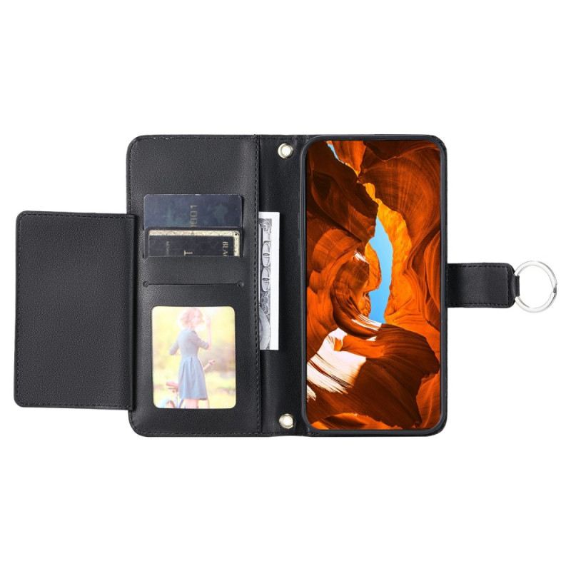 Lederhüllen Xiaomi 15t Pro Handyhülle Gesteppt Mit Riemen