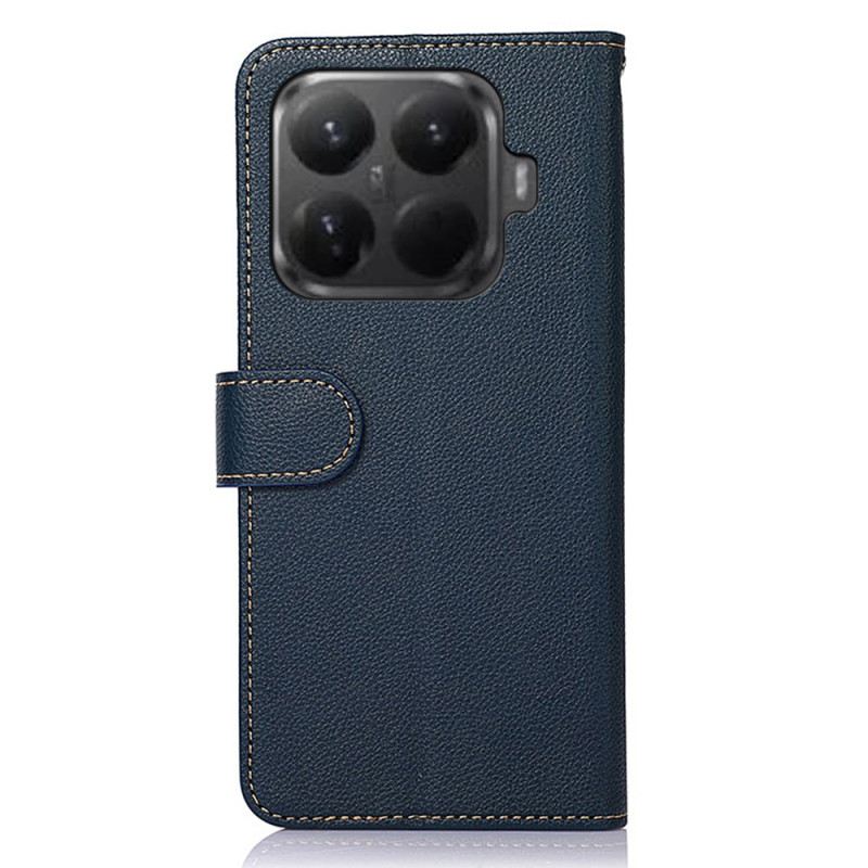 Lederhüllen Xiaomi 15t Pro Handyhülle Khazneh Rfid-geldbörse