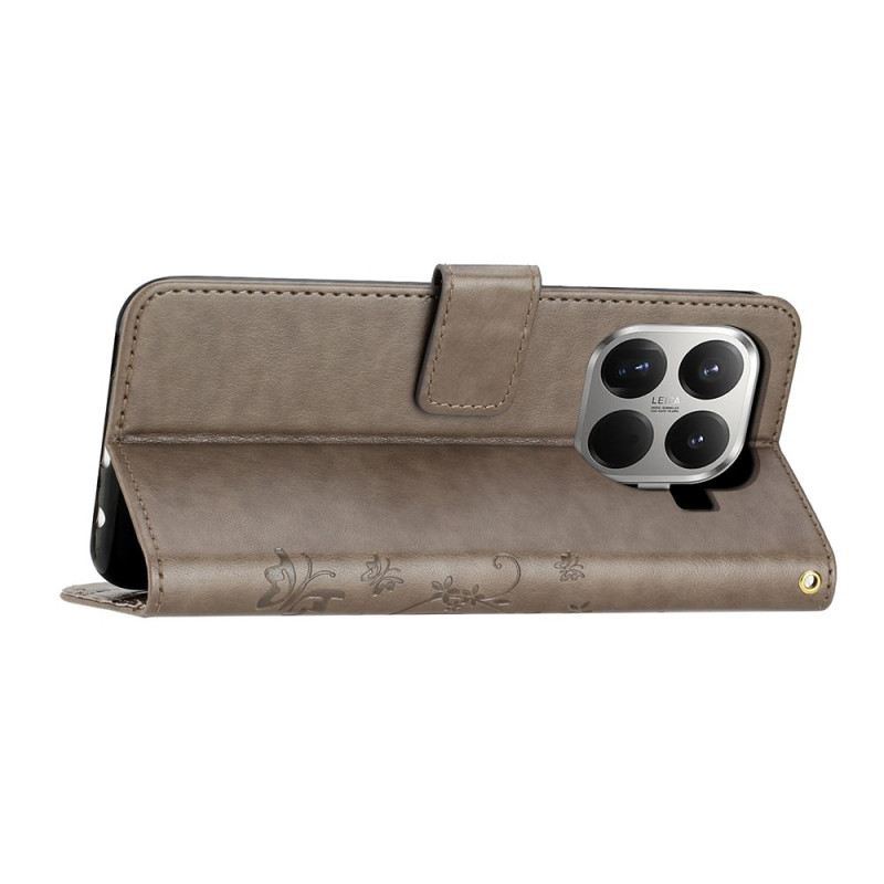 Lederhüllen Xiaomi 15t Pro Handyhülle Kleine Blumen