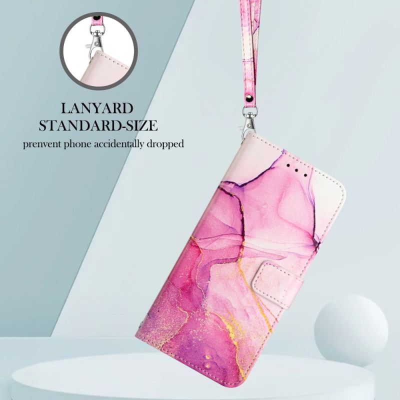 Lederhüllen Xiaomi 15t Pro Handyhülle Marmor-armband