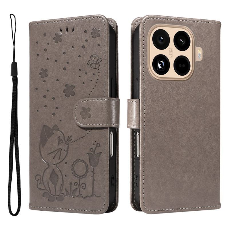 Lederhüllen Xiaomi 15t Pro Katze Und Biene