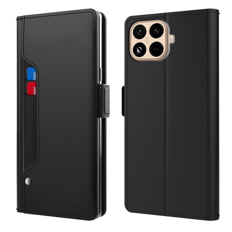 Lederhüllen Xiaomi 15t Pro Spiegel Und Herausnehmbares Kartenetui
