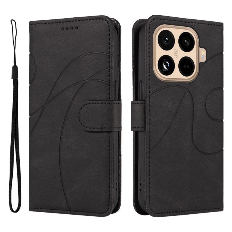 Lederhüllen Xiaomi 15t Pro Wellenmuster