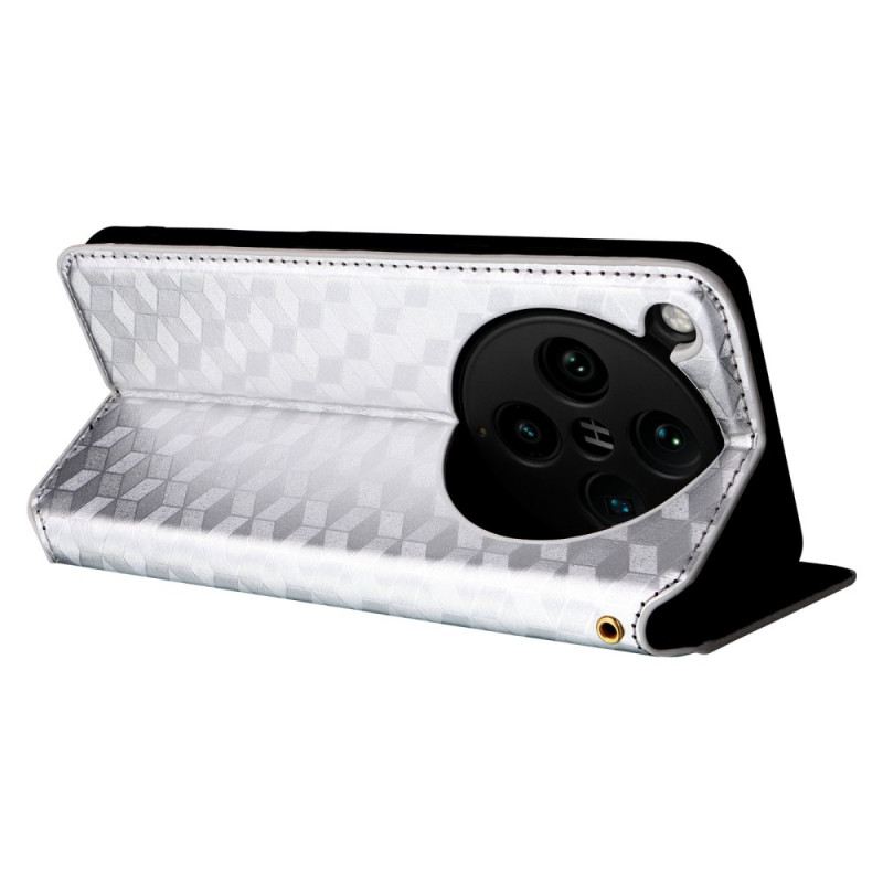 Flip Case Für Oppo Find X8 Pro 3d-diamantmuster