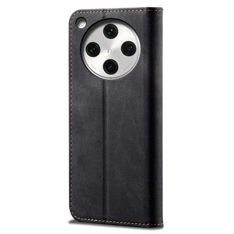 Flip Case Oppo Find X8 Pro Handyhülle Denim-stoff