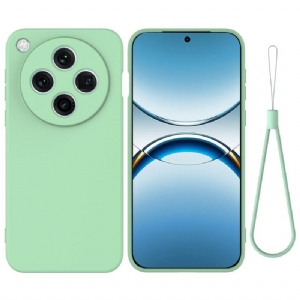 Hülle Für Oppo Find X8 Pro Flüssigsilikon Mit Band