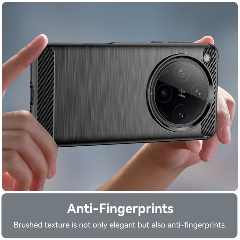 Hülle Oppo Find X8 Pro Gebürstete Kohlefaser