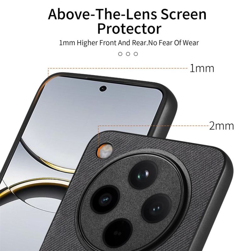 Hülle Oppo Find X8 Pro Handyhülle Stoffstruktur