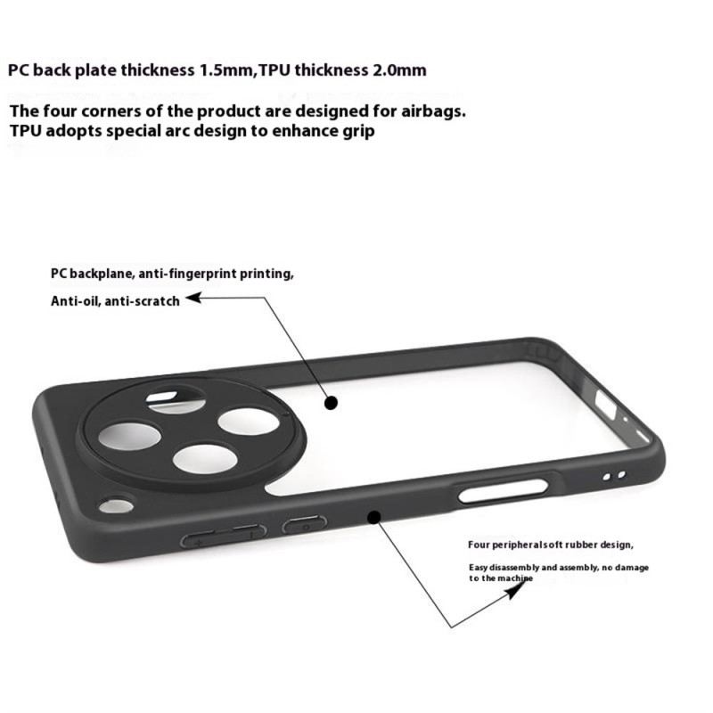 Hülle Oppo Find X8 Pro Transparent Mit Silikonrändern