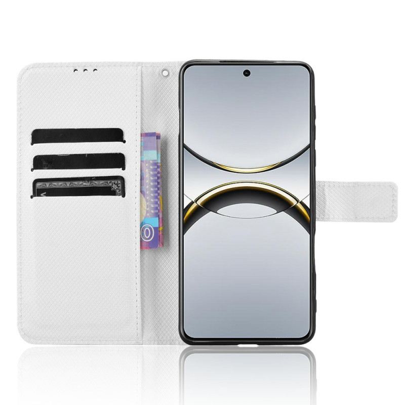 Lederhüllen Für Oppo Find X8 Pro Diamantstruktur