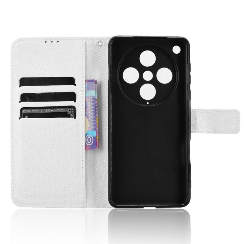 Lederhüllen Für Oppo Find X8 Pro Diamantstruktur