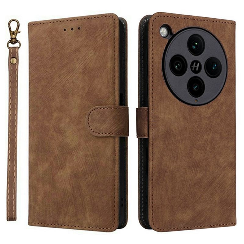 Lederhüllen Für Oppo Find X8 Pro Rfid-schutz In Wildlederoptik