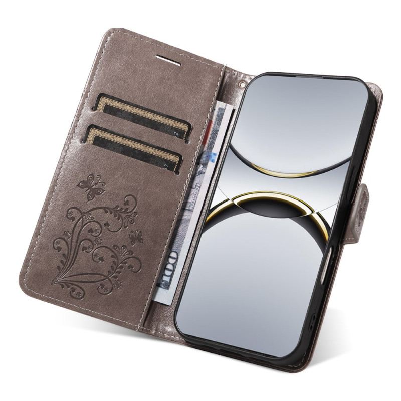 Lederhüllen Für Oppo Find X8 Pro Riesige Schmetterlinge