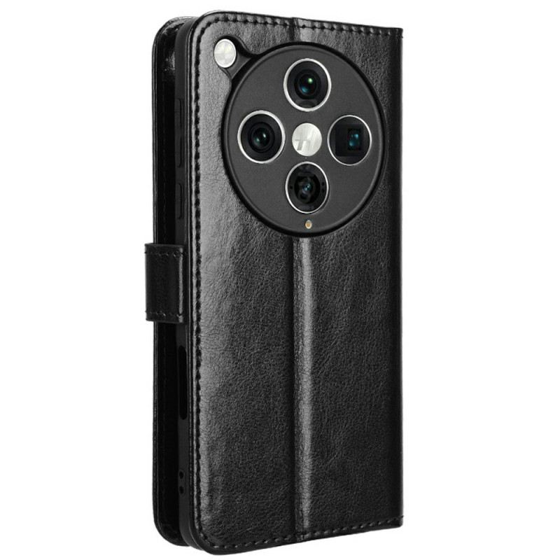 Lederhüllen Oppo Find X8 Pro Handyhülle Glitzerndes Kunstleder