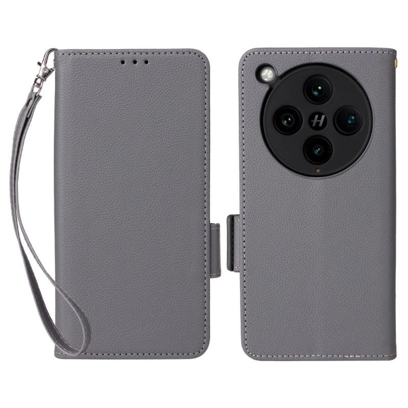 Lederhüllen Oppo Find X8 Pro Litschi-riemen Textur