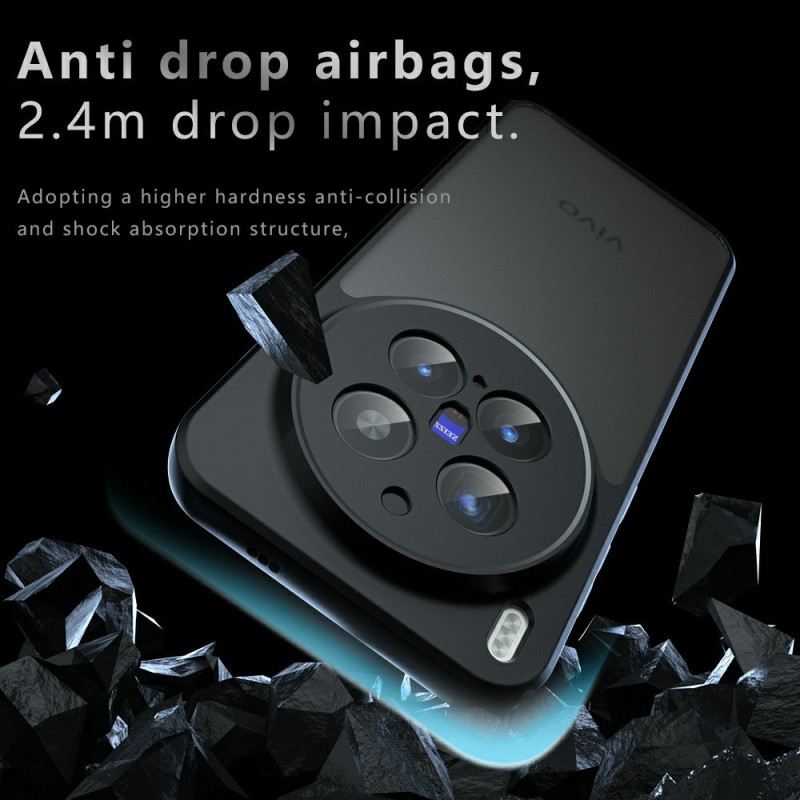 Hülle Für Vivo X300 Pro Matt-schwarz Transparent