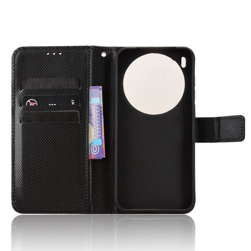 Lederhüllen Vivo X300 Pro Diamantstruktur
