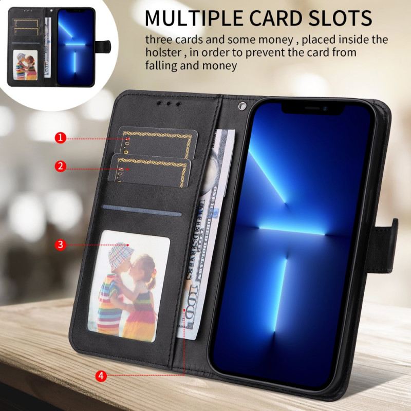 Lederhüllen Vivo X300 Pro Glattlederoptik