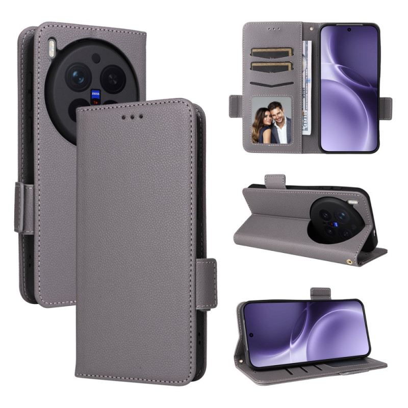 Lederhüllen Vivo X300 Pro Handyhülle Kunstleder Mit Riemen