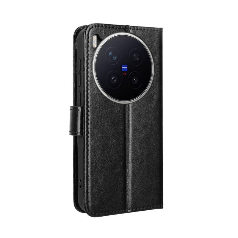 Lederhüllen Vivo X300 Pro Kunstleder Mit Glitzereffekt