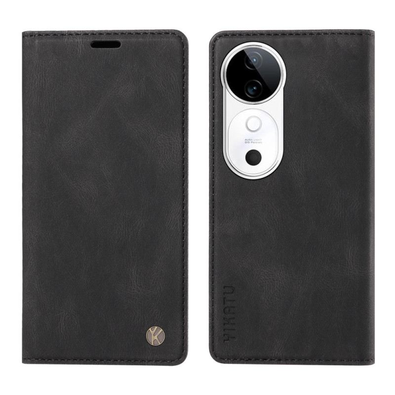 Flip Case Vivo V40 5g Seidige Haptik (yikatu)