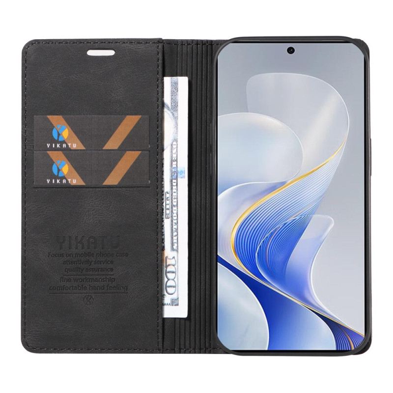 Flip Case Vivo V40 5g Seidige Haptik (yikatu)