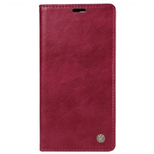 Flip Case Vivo V40 5g Vintage-effekt Yikatu