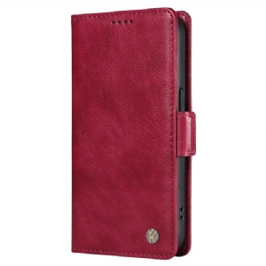 Lederhüllen Vivo V40 5g Litschi-textur (yikatu)