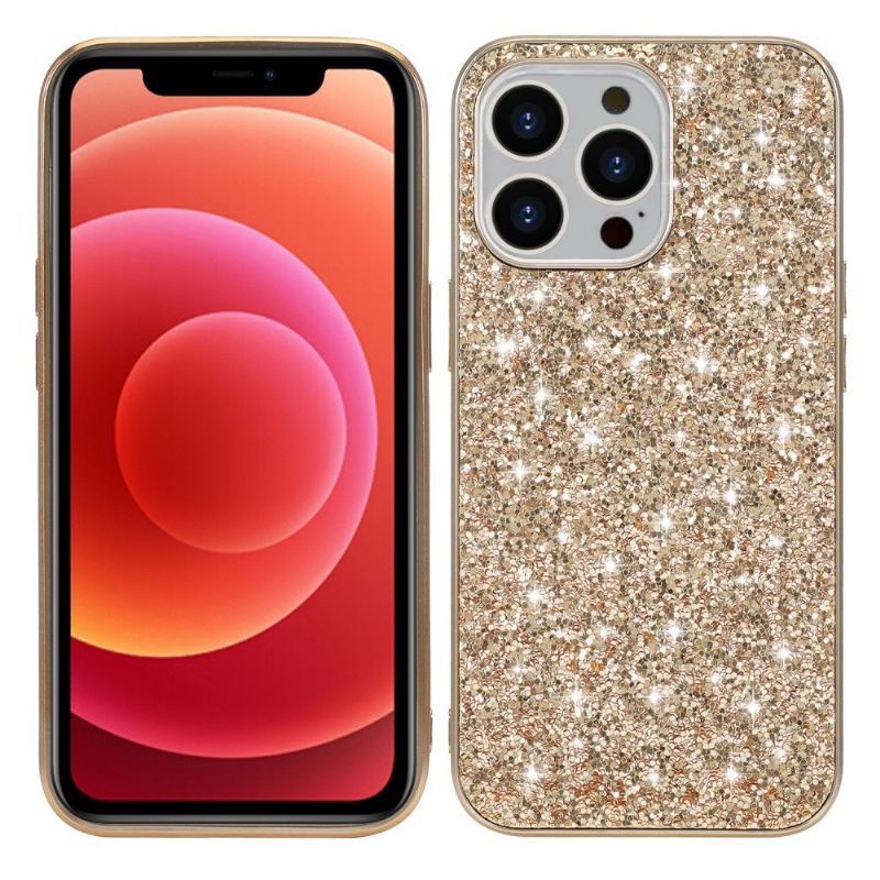 Handyhülle Für iPhone 13 Pro Max Glamouröse Pailletten