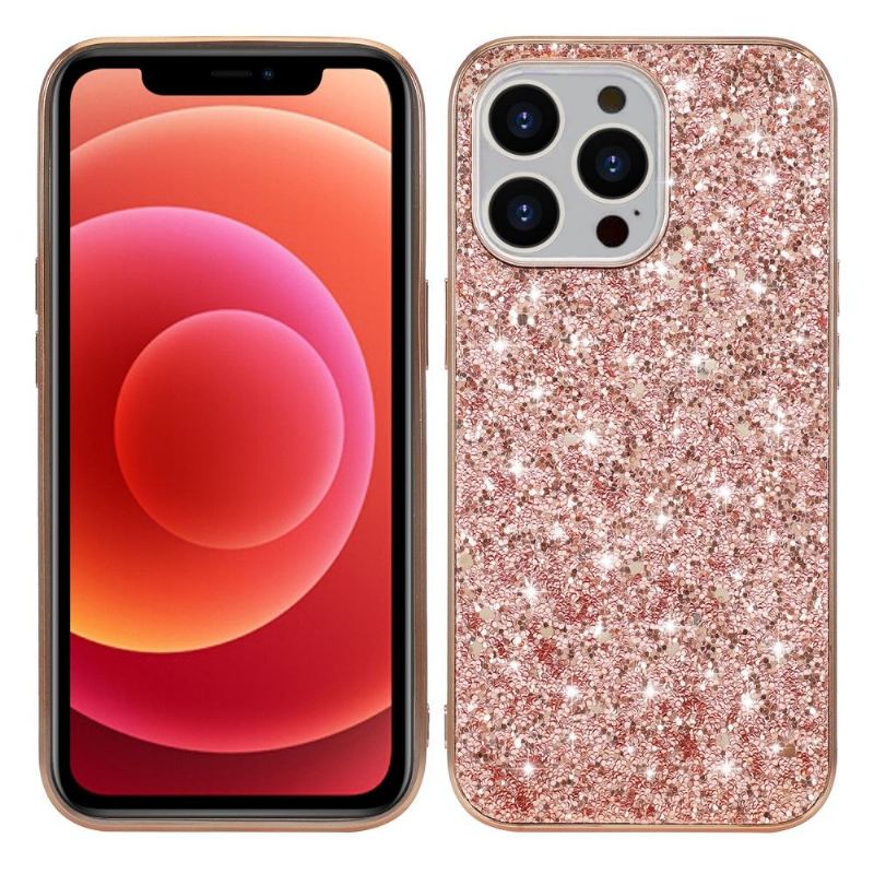 Handyhülle Für iPhone 13 Pro Max Glamouröse Pailletten