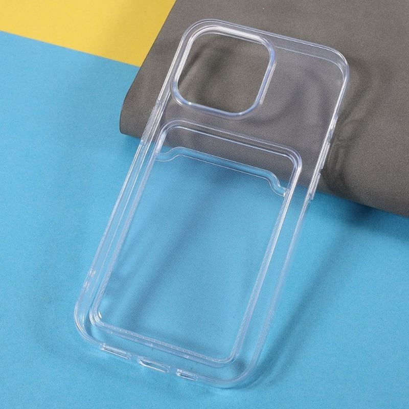 Hülle Für iPhone 13 Pro Max Klarer Kartenhalter