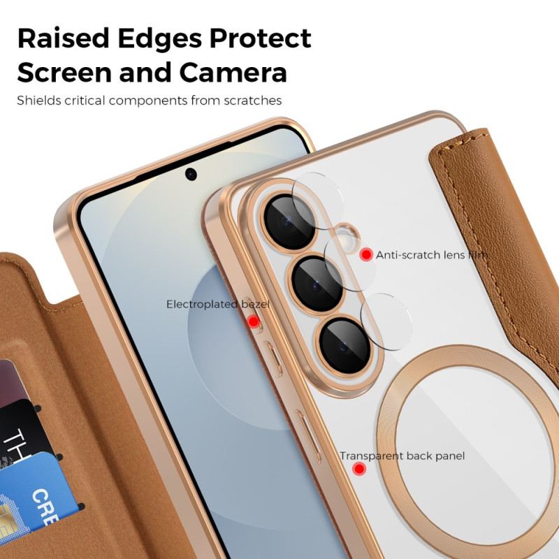 Flip Case Samsung Galaxy S26 Plus Gepolsterter Rfid-kartenhalter