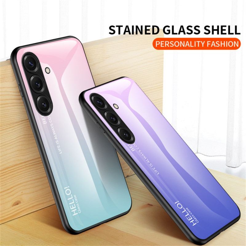 Hülle Für Samsung Galaxy S26 Plus Gehärtetes Glas „hallo“