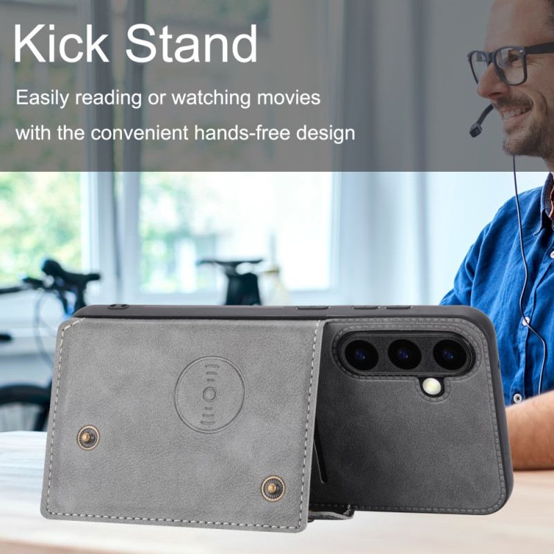 Hülle Für Samsung Galaxy S26 Plus Kartenhalter In Lederoptik