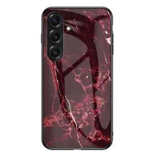 Hülle Samsung Galaxy S26 Plus Handyhülle Gehärtetes Glas In Marmoroptik